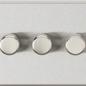 3G 2-way 10-200W (5-150W LED) Intelligent dimmer - Brushed Chrome