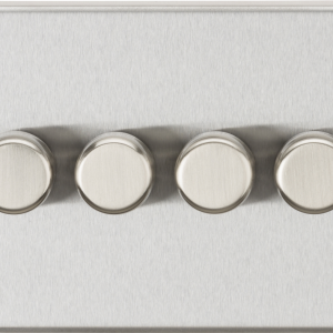 4G 2-way 10-200W (5-150W LED) Intelligent dimmer - Brushed Chrome