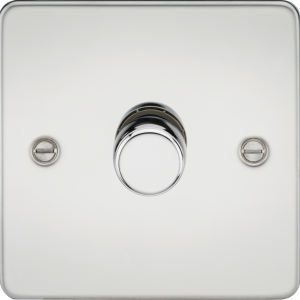 FP2191PC 1G 2-way 10-200W (5-150W LED) Intelligent dimmer - Polished Chrome