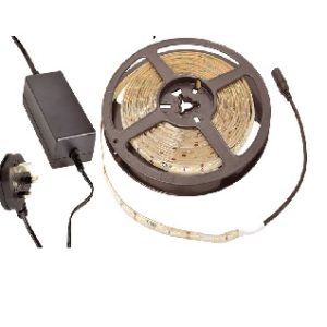 153.722UK 5m DIY LED Tape Kit - Single Colour IP65 Warm White