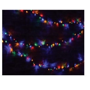 155.467UK Multi-Sequence LED Indoor/Sheltered Outdoor String Lights with 24-Hour Auto-Timer 200 LED 10m MC