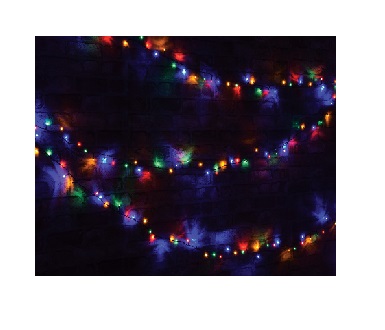 155.467UK Multi-Sequence LED Indoor/Sheltered Outdoor String Lights with 24-Hour Auto-Timer 200 LED 10m MC