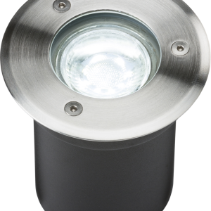 230V IP65 3W LED Stainless Steel Recessed Ground Light - 6000K
