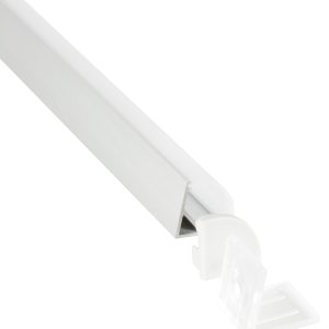 156.800UK Aluminium LED Tape Profile - 90 Degree Arc