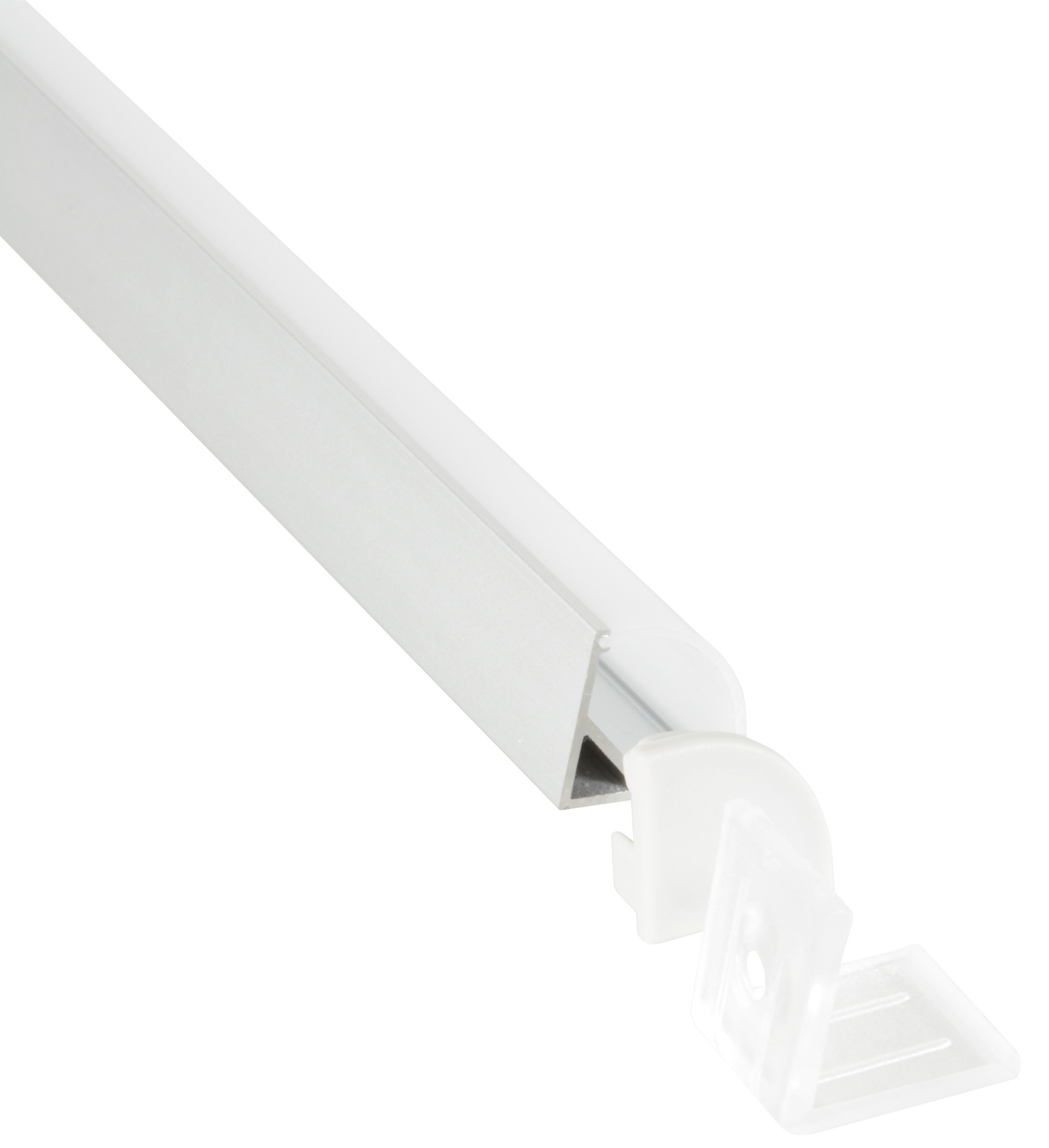156.800UK Aluminium LED Tape Profile - 90 Degree Arc