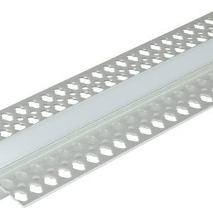 156.944UK Aluminium LED Tape Profile Flush Mounted Plaster-in 1m