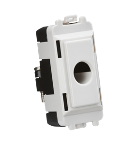 Flex Outlet Module (Up to 10mm) - White