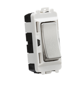 20AX 2 Way SP Module (Centre Off )- Brushed Chrome