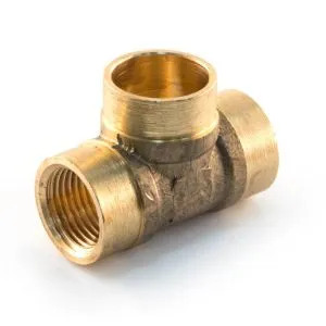 Endfeed 15mm x ½" x 15mm Tee C X FI X C