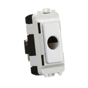 Flex Outlet Module (Up To 10mm) - Matt White