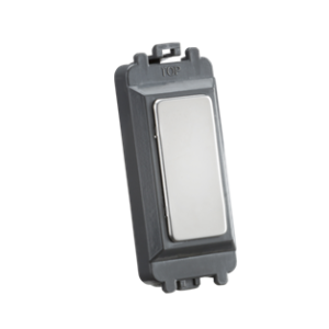 Blank Grid Module - Polished Chrome
