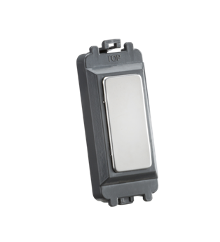 Blank Grid Module - Polished Chrome