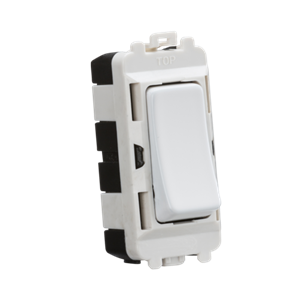 20AX 2 Way SP Module (Centre Off )- Matt White
