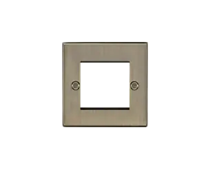 2G Modular Faceplate - Antique Brass