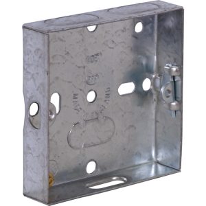 Metal Back Box 1 Gang 16mm