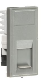 UTP CAT6 RJ45 Outlet Module 25 x 50mm - Grey
