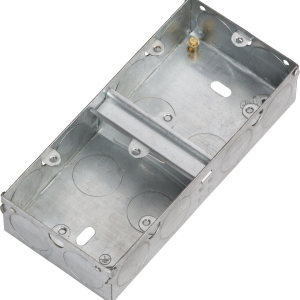 2G 35mm Dual Galvanised Steel Box
