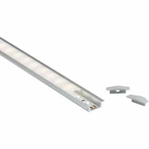 1m Aluminium Profile - Recessed Mount