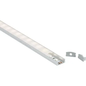 1m Aluminium Profile - Surface Mount Flat