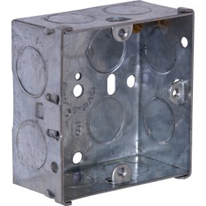 Metal Back Box 1 Gang 35mm