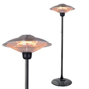 ZR-38155-SIL Coral Pedestal Heater (IP34)