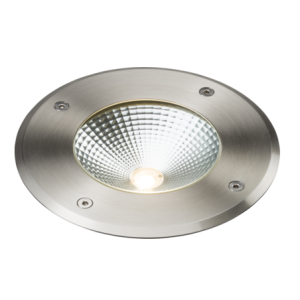 230V IP65 9W LED Stainless Steel Recessed Ground Light 3000K