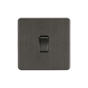 20A 1G DP Switch - Smoked Bronze
