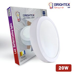 BRIGHTEX LED Panel 20W Round - Surface 6500k