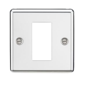 1G Modular Faceplate - Polished Chrome