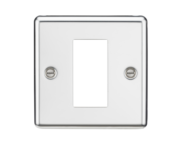 1G Modular Faceplate - Polished Chrome