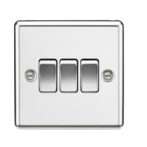 10AX 3G 2-Way Switch - Polished Chrome
