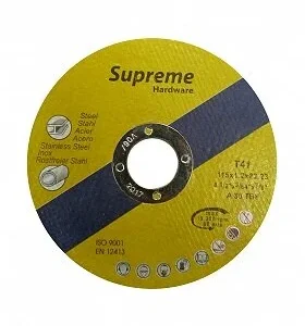 230 x1.6mm X22.23mm Bore Supreme Stainless Steel Cutting Disc