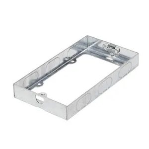 16mm 2 Gang Extension Metal Back Box