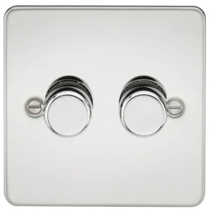 2G 2-Way 10-200W (5-150W LED) Intelligent Dimmer - Polished Chrome