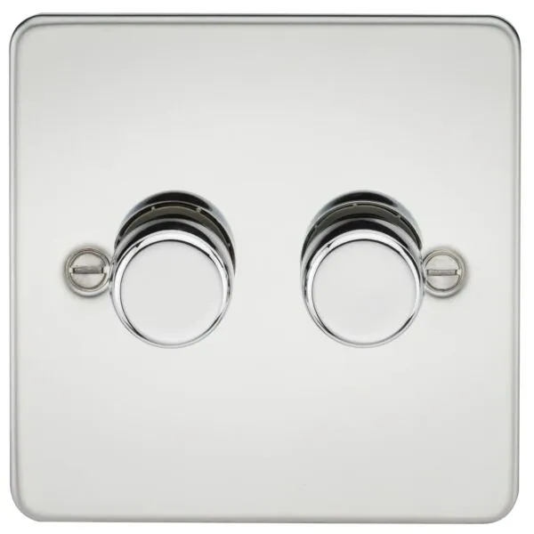 2G 2-Way 10-200W (5-150W LED) Intelligent Dimmer - Polished Chrome