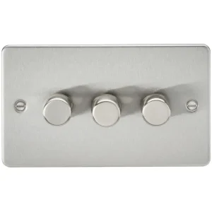 3G 2-Way 10-200W (5-150W LED) Intelligent Dimmer - Brushed Chrome