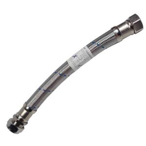 FH1062 ¾” BSP X 22mm Compression X 600mm 19mm Bore Flexible Tap Connector (High Flow)