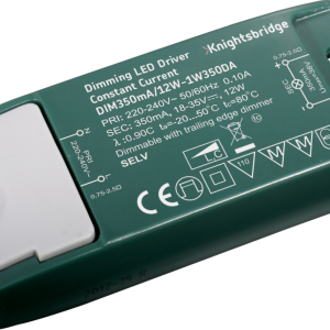 IP20 350mA 12W LED Dimmable Driver - Constant Current
