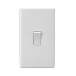 45A DP Switch (2G Size) - White Rocker