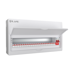 24 Module Metal Clad Consumer Unit c/w 125A Isolator