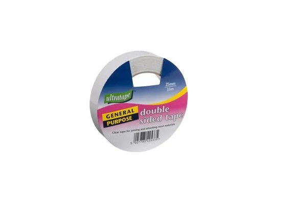Ultratape 25mm Double Sided Tape 33m