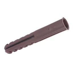 PCXPFPB FMP 7mm Plastic Fixing Plug BROWN