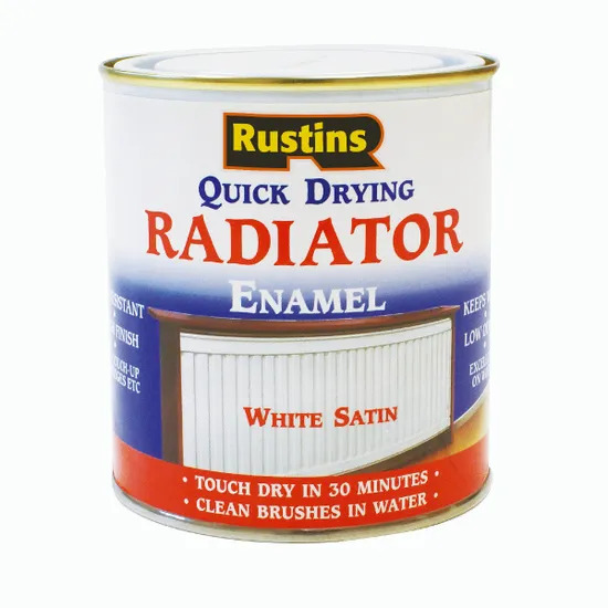 RQDRSW5 Quick Dry Radiator Paint Satin 500ml