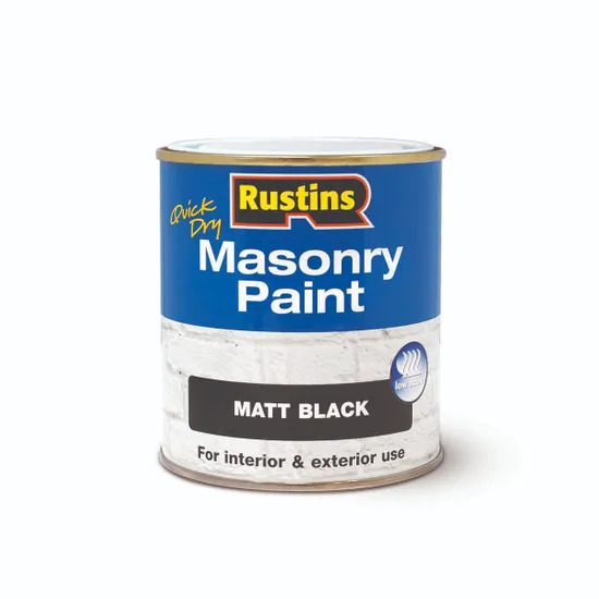 RMASPB5 Masonry Paint Black 500ml