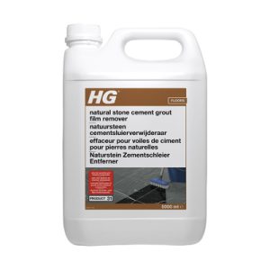 HG Natural Stone Cement Grout Film Remover 5L