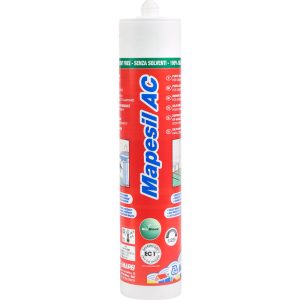 Mapei Mapesil AC 100 Solvent-Free Silicone Sealant White 310ml