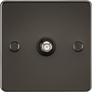 SAT TV Outlet (non-isolated) - Gunmetal