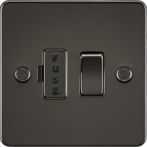 13A Switched Fused Spur Unit - Gunmetal
