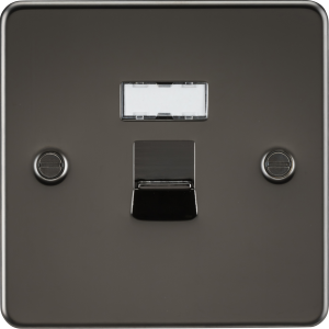 RJ45 Network Outlet - Gunmetal