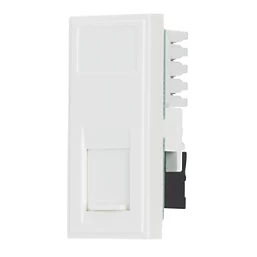 CAT6 UTP RJ45 Slimline 25x50mm Euro Network Module Keystone Jack